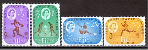 Фиджи, 1963, Спорт, Хоккей на Траве, 4 марки